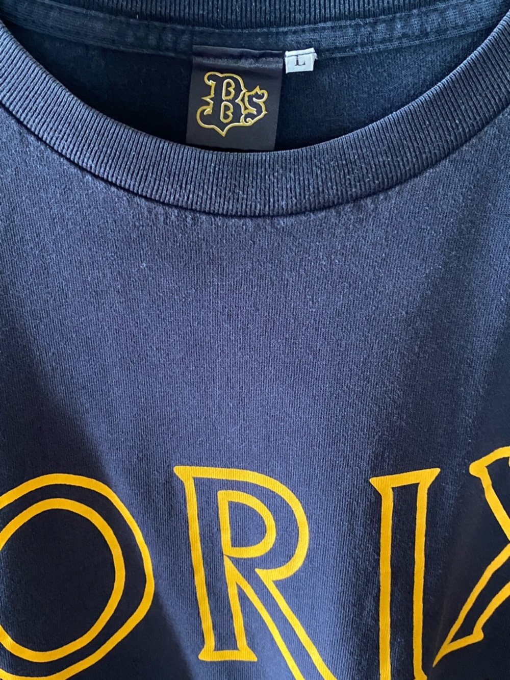 Ichiro #51 ORIX Buffaloes Japan Baseball T-Shirt Mens L Navy Blue Vintage Style - Picture 7 of 14